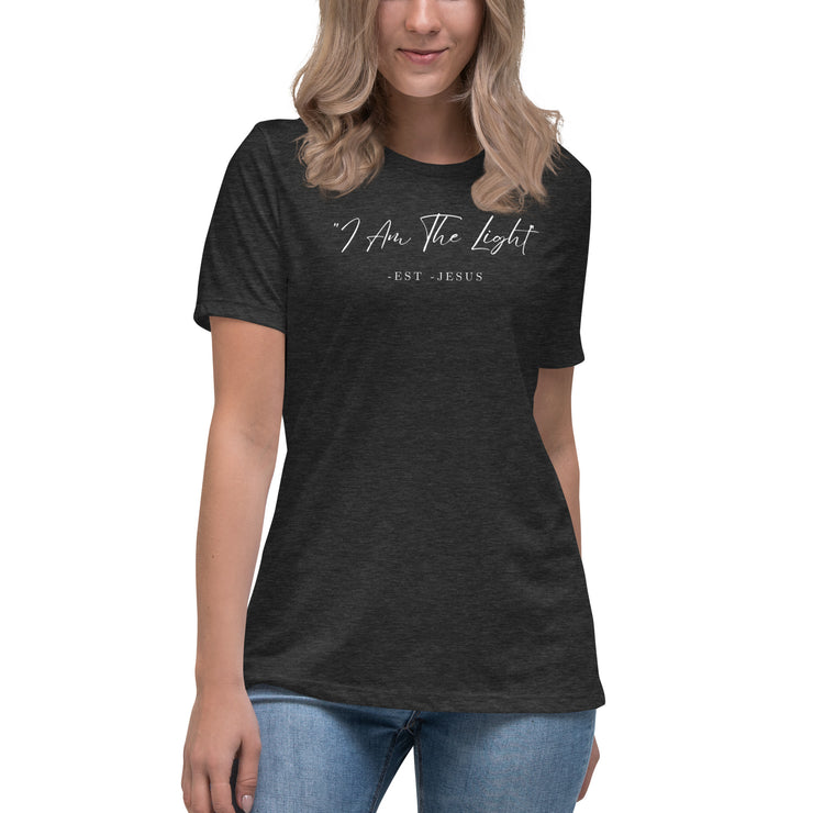 Word of Life Wear | Women's Relaxed Jesus T-Shirt | Red Letter Edition | Bible Verse | Women of faith