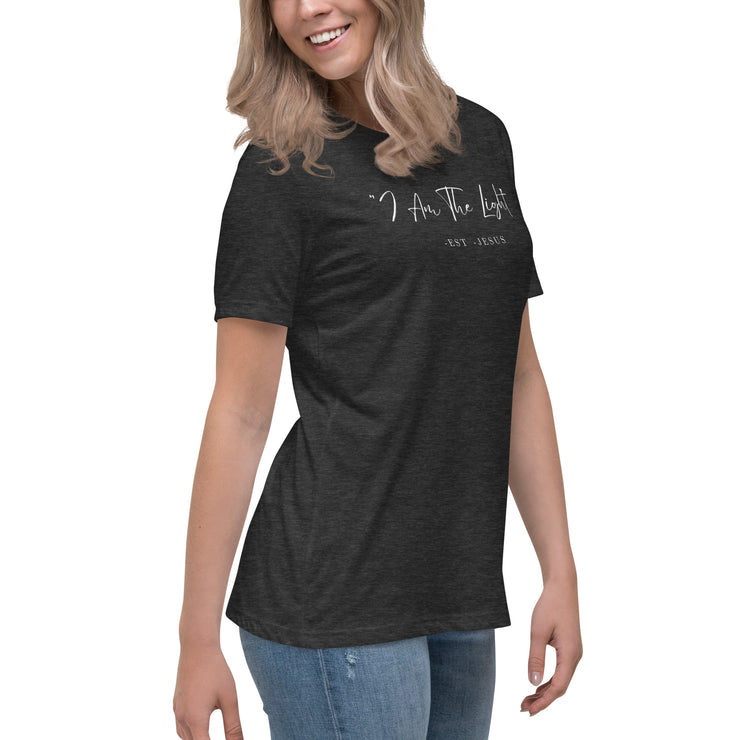 Word of Life Wear | Women's Relaxed Jesus T-Shirt | Red Letter Edition | Bible Verse | Women of faith