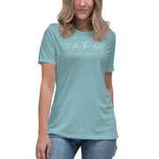 Word of Life Wear | Women's Relaxed Jesus T-Shirt | Red Letter Edition | Bible Verse | Women of faith