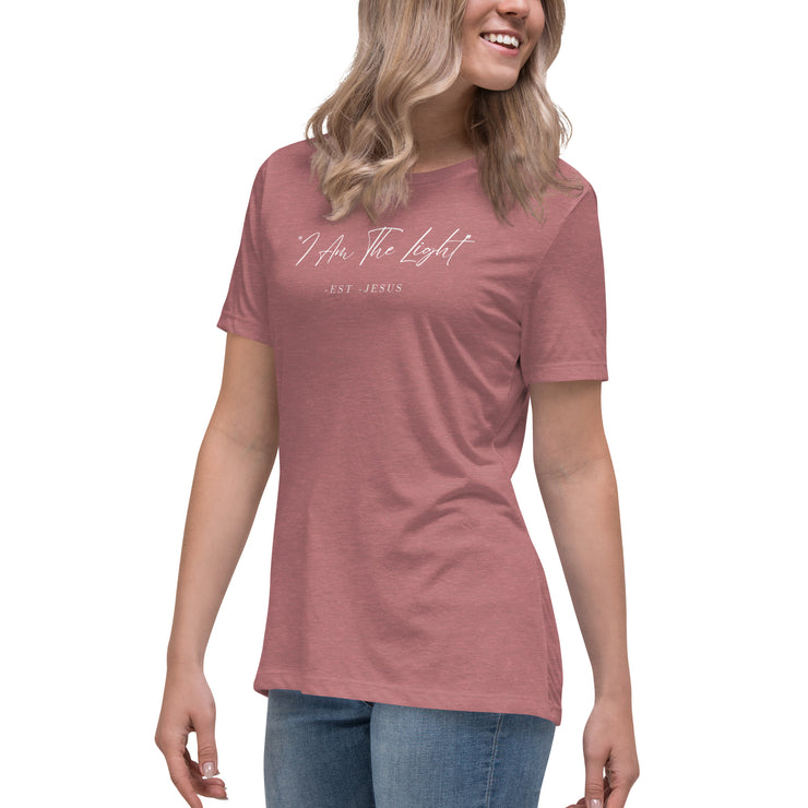 Word of Life Wear | Women's Relaxed Jesus T-Shirt | Red Letter Edition | Bible Verse | Women of faith