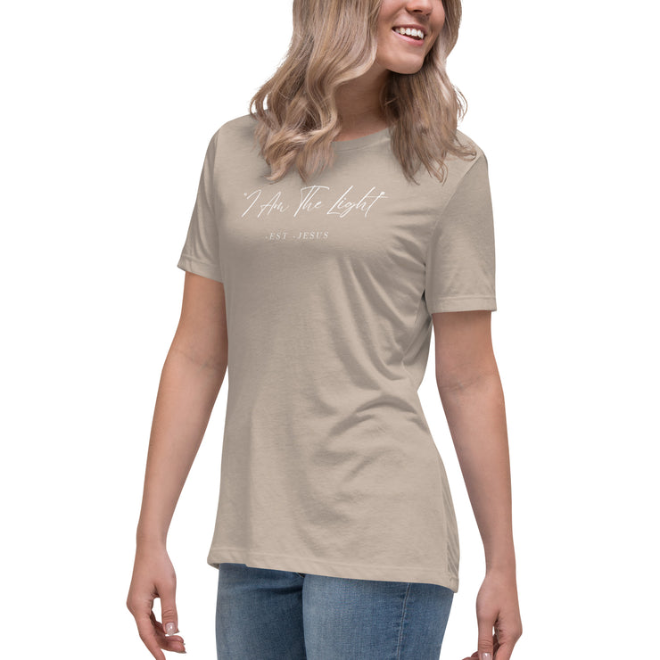 Word of Life Wear | Women's Relaxed Jesus T-Shirt | Red Letter Edition | Bible Verse | Women of faith