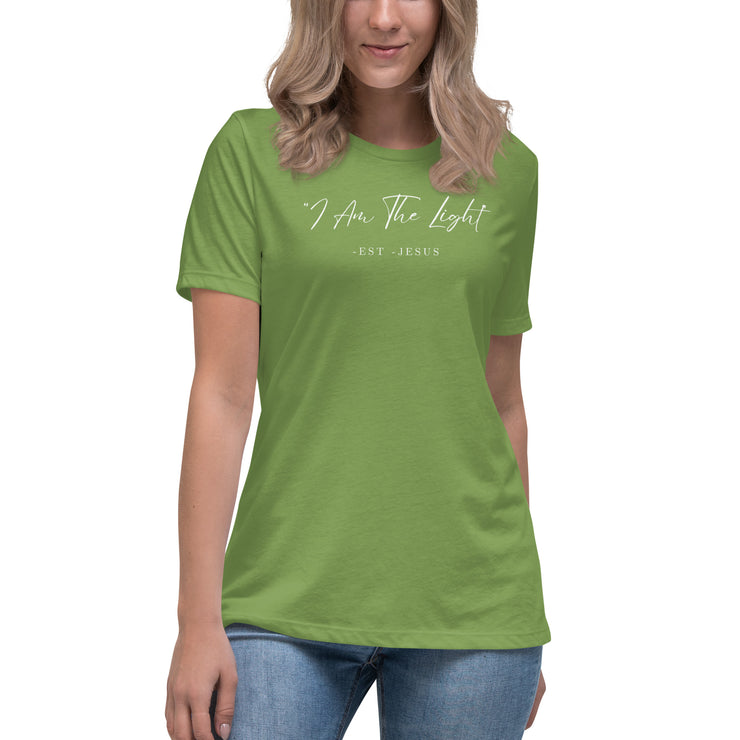 Word of Life Wear | Women's Relaxed Jesus T-Shirt | Red Letter Edition | Bible Verse | Women of faith