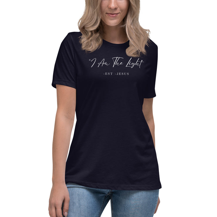 Word of Life Wear | Women's Relaxed Jesus T-Shirt | Red Letter Edition | Bible Verse | Women of faith