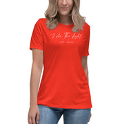 Word of Life Wear | Women's Relaxed Jesus T-Shirt | Red Letter Edition | Bible Verse | Women of faith