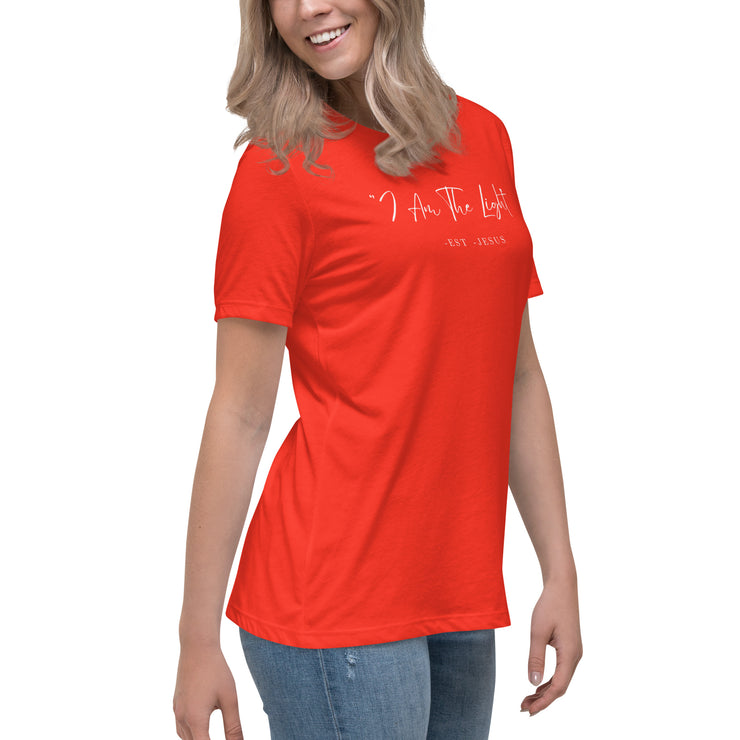 Word of Life Wear | Women's Relaxed Jesus T-Shirt | Red Letter Edition | Bible Verse | Women of faith